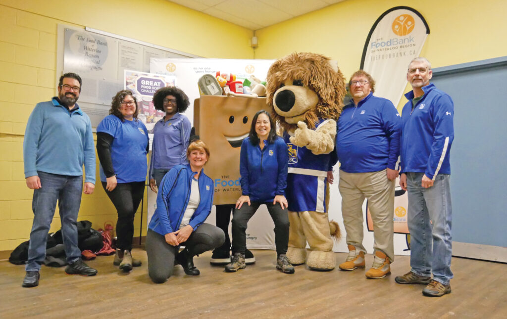 RBC KWC Commercial team photo with Leo the mascot.