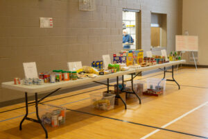 Food distributed at the program.