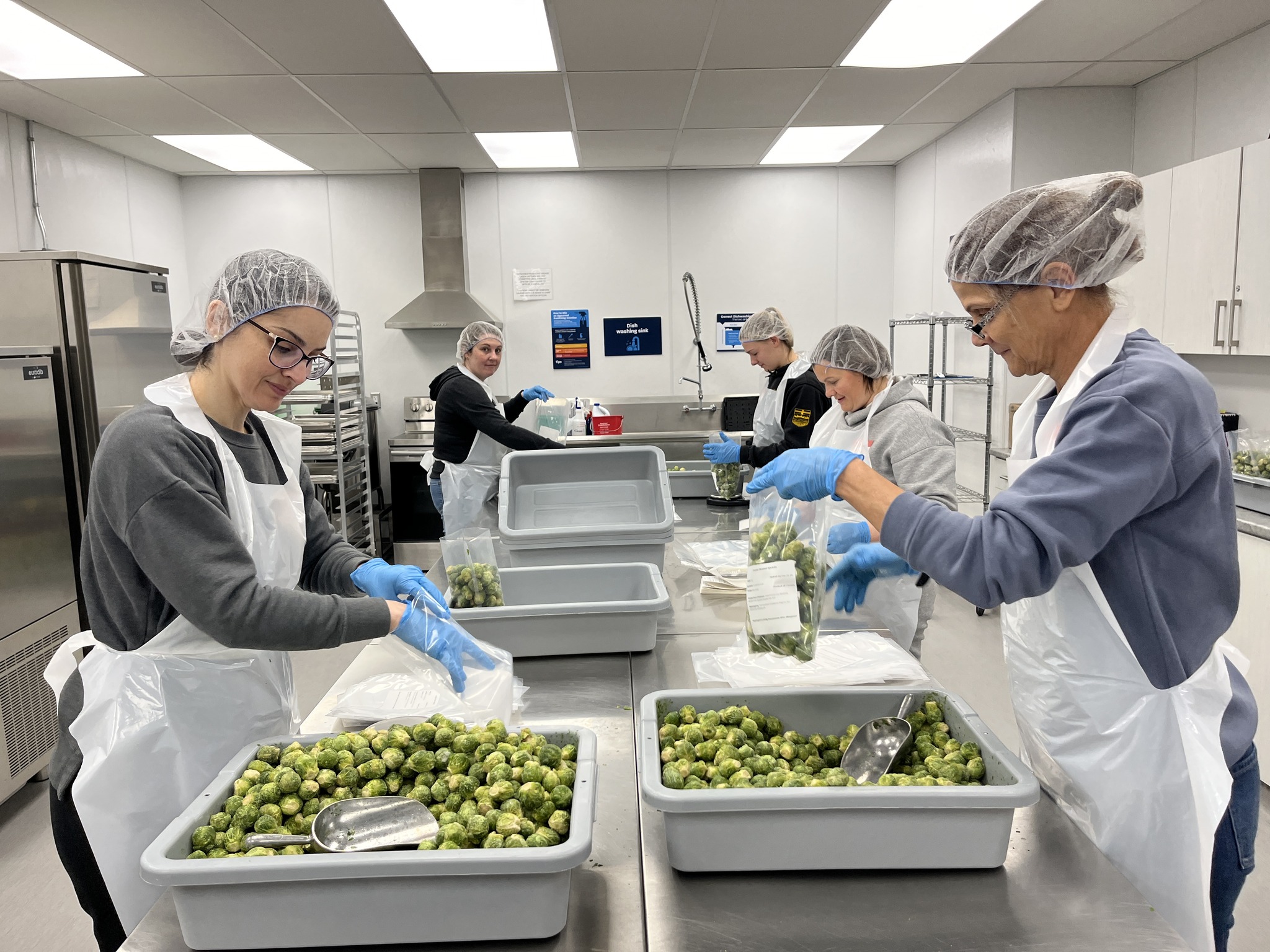 Volunteers in our Fresh Approaches Food Centre