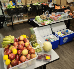 Food available through the Thursday fresh food program.