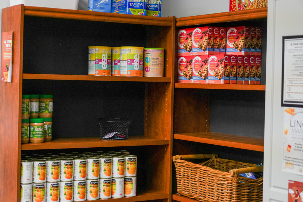 Food distributed at the program.