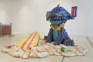 Conestoga College ACET Program’s structure, Ohana Means Family and Family Means No One Goes Hungry, which was created for Canstruction.