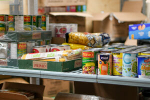 Some of the food available at the program.