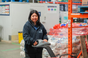Myleen Ugalino-Racho helps feed Waterloo region