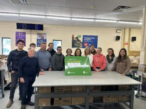The Cora Group volunteering at The Food Bank.