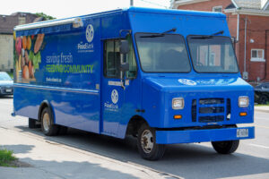 The Food Bank's Mobile Pantry.