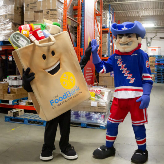 Stuff a Bus at the Kitchener Rangers game